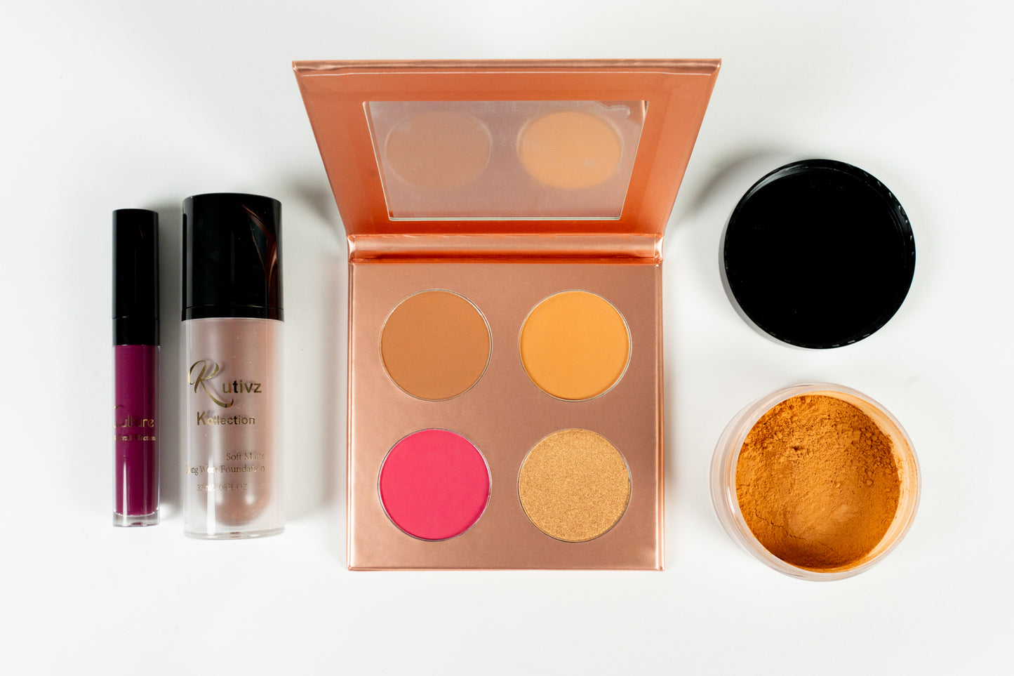 Highlighter, Blusher, Contour palette