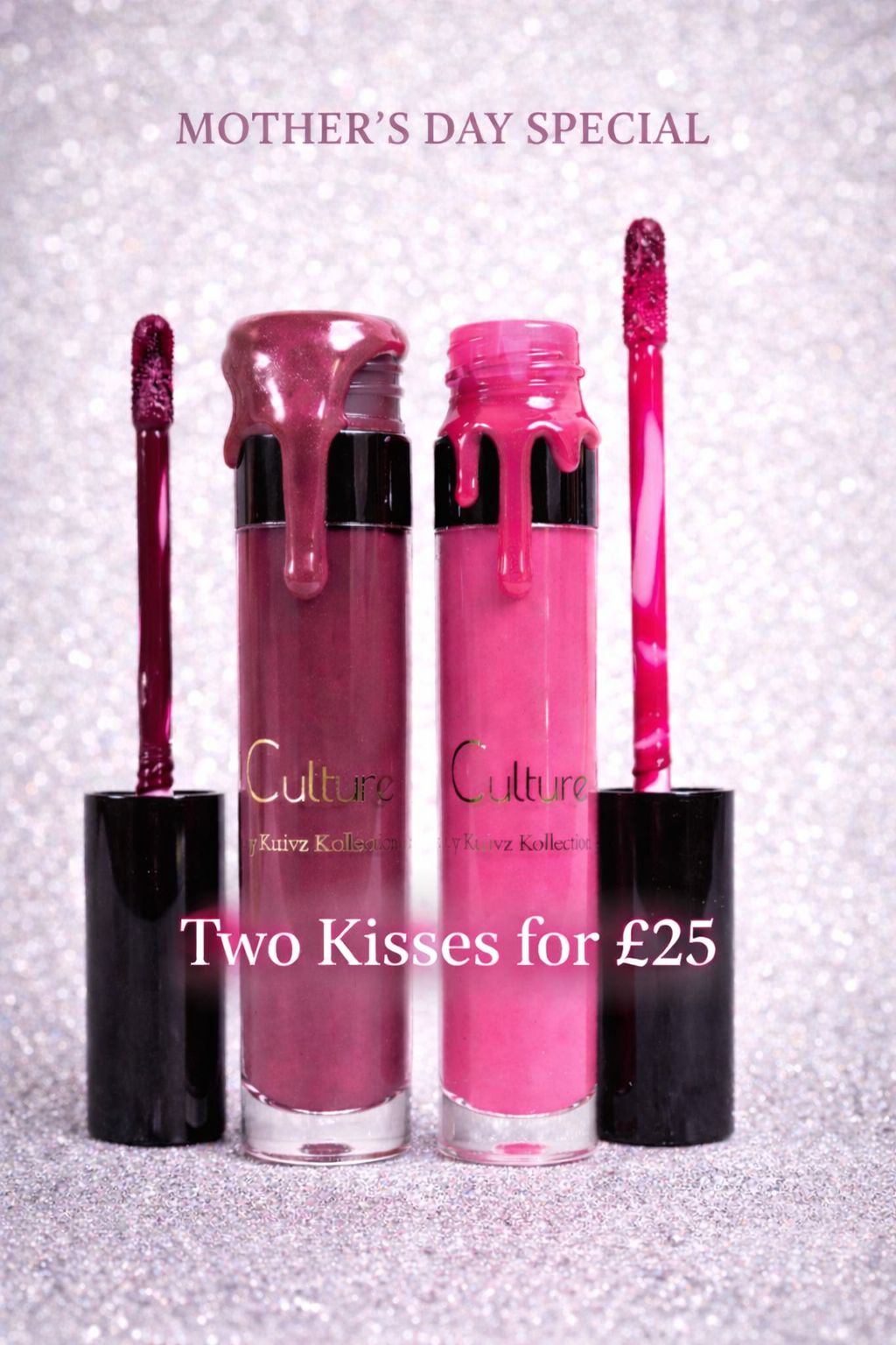Two kisses for £25